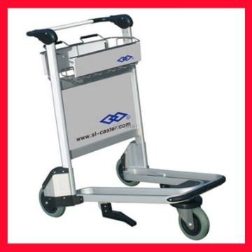 Airport baggage trolley