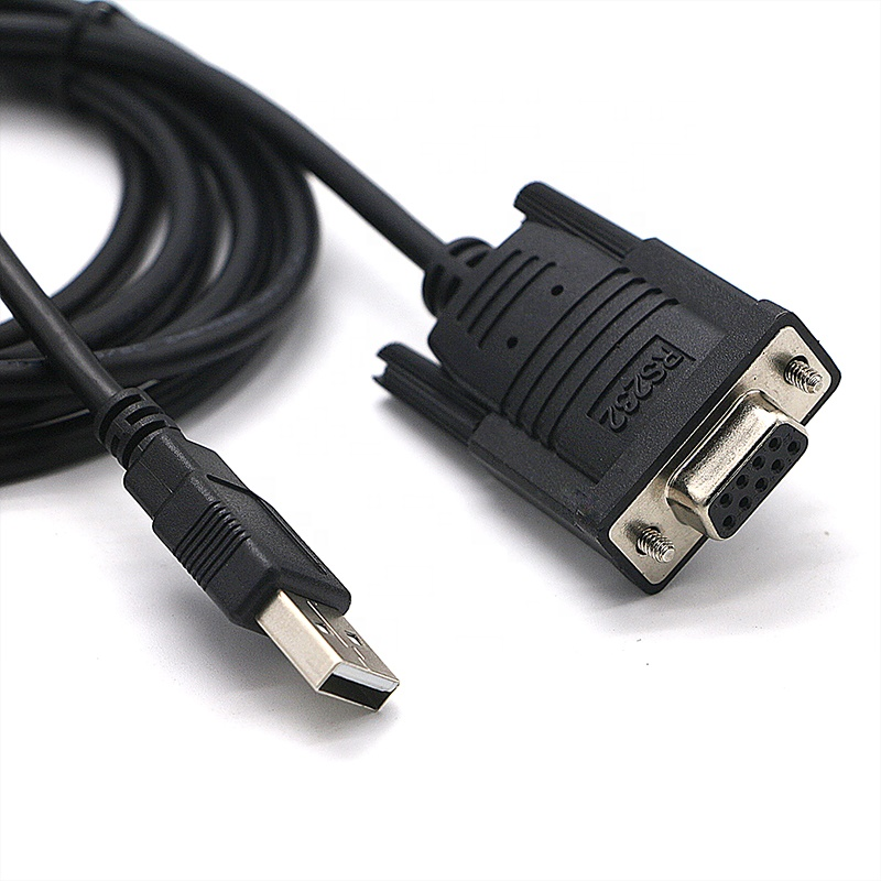 High Compatible USB to semenz plc programming null modem   serial rs232 Rs422 convertor female db9 rs232 cable for 3210 pos