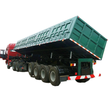 Side Drop Dumping Semi Trailer