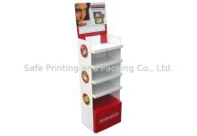 4 Tiers Cardboard Retail Display For Electronic Accessory Displays