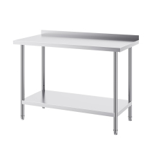 Heavy duty stainless steel prep table