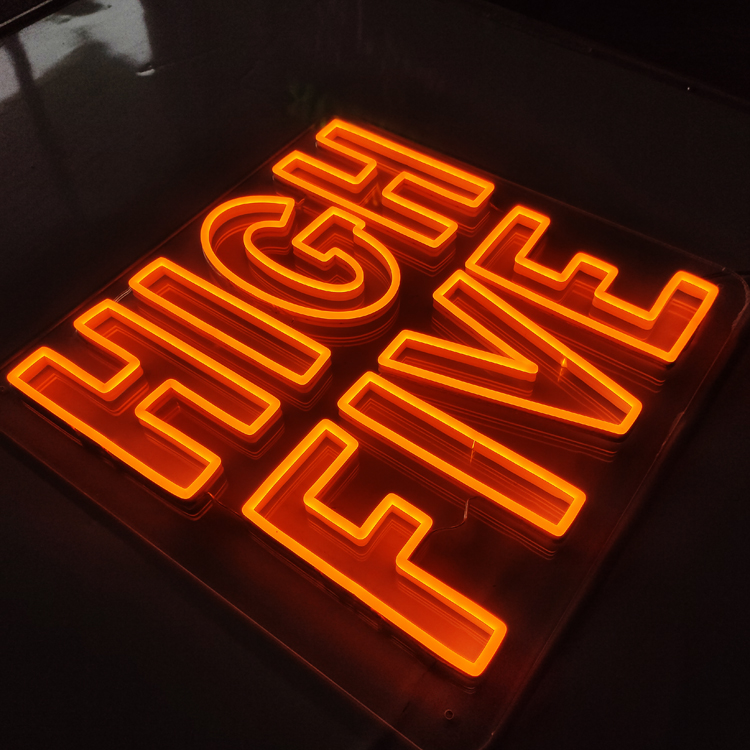 Unbreakable wall mounted led neon letter sign custom neon design letter advertising neon sign