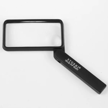 STOEMI 6701 110x50mm Bifocal Folding Handle Handheld Rectangular PMMA Acrylic Magnifier