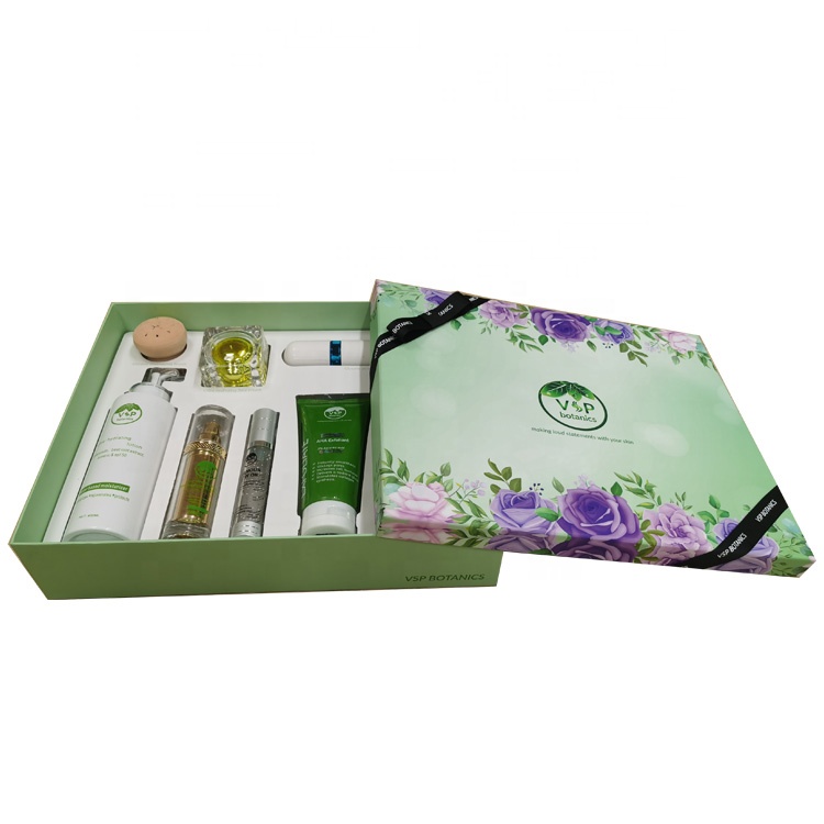 luxury magnetic paper large cosmetics packaging box