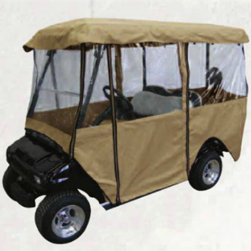 4 passenger Oxford with PVC golf cart rain cover