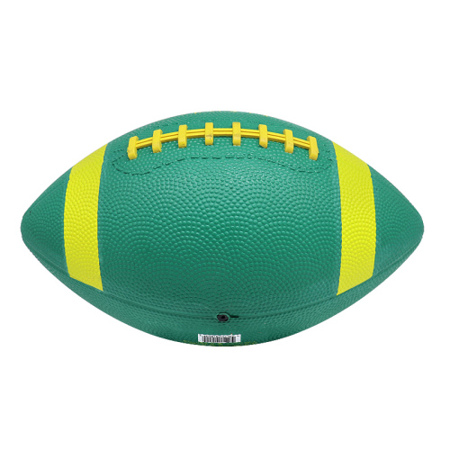 Blue Green Rubber American Football Custom Logo