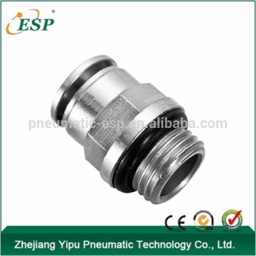 metal push in pneumatic fittings