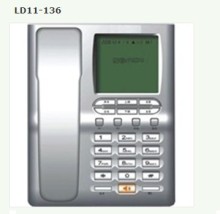 Lightning protection jumbo caller telefon with lcd