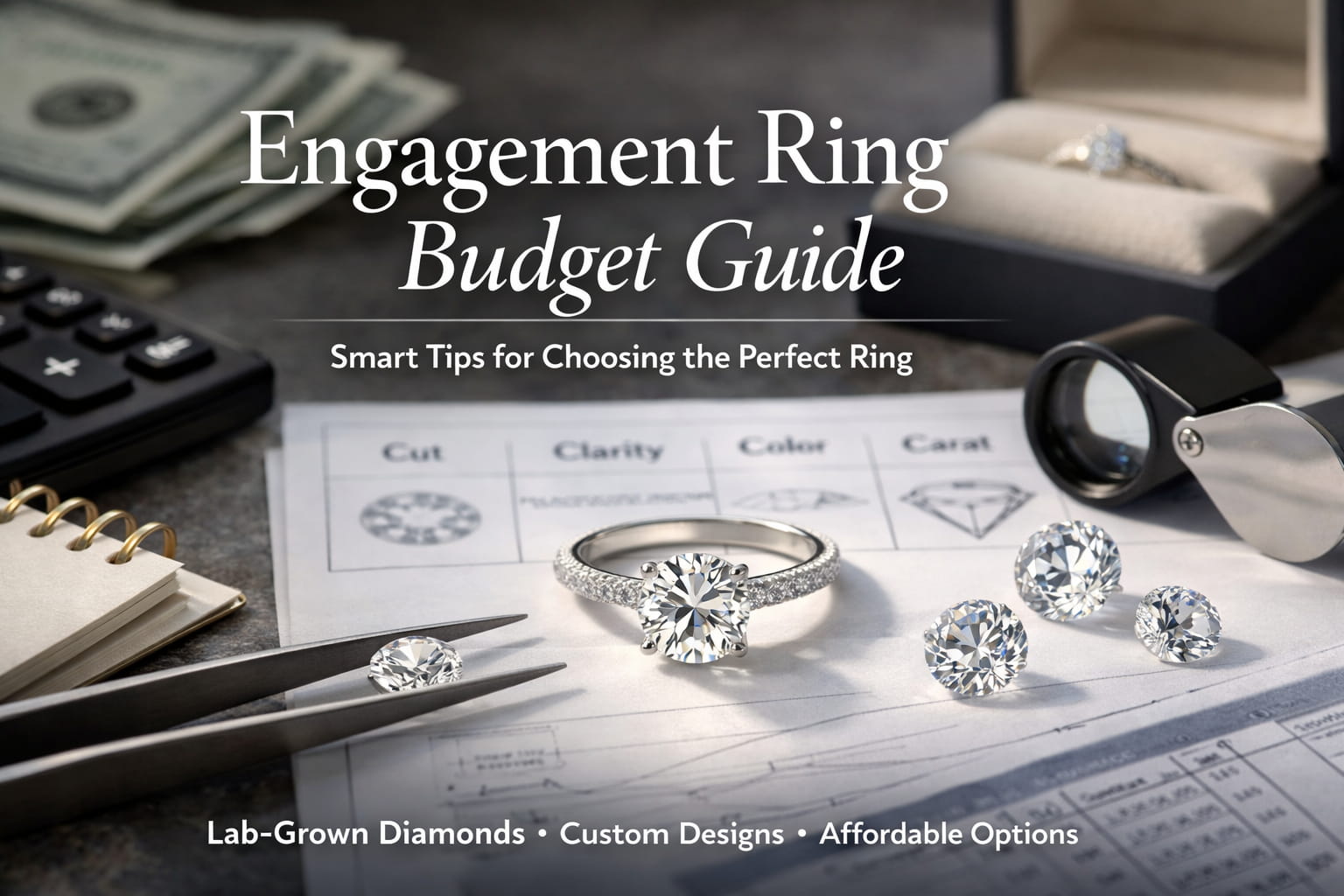 nişan yüzüğü bütçe kılavuzu laboratuarda yetiştirilen elmas yüzük