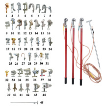 High Voltage Portable Grounding Sets: Grounding Earthing Clamps and Accessories