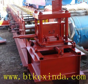 Hydraulic Cutting Steel Roofing C Purlin Cold Roll Forming Machine c section purlin roll former