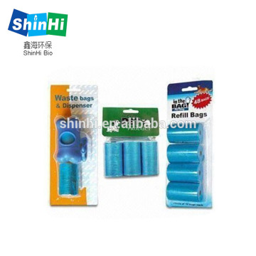 Vegetable-Based Biodegradable Compostable Pet Waste Bags