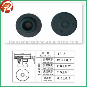 13mm bromobutyl rubber stopper