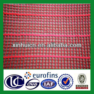 hdpe square grid orange safety net