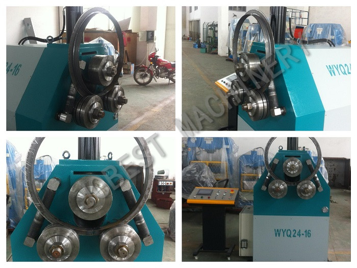 Hydraulic Iron Angle Section Bending Machine / Steel Profile Roll Bending Machine Price
