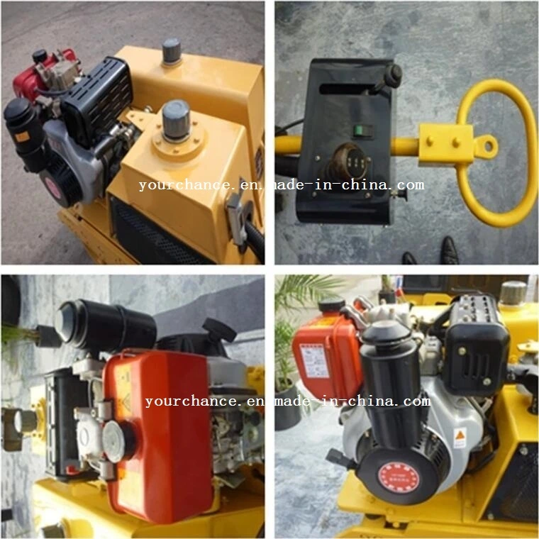 Made in China Ltc08h 0.8 Ton Walking Behind Double Drums Hydraulic Vibratory Mini Road Roller Compactor Hot Sale in Argentina