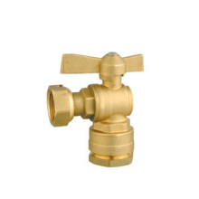 Brass Ball Valve for HDPE Pipe (angle type)