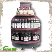 Bottle Display Stand , Wooden Wine Rack , Department Store Display Racks