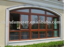 MOSER thermal break double glazed timber windows- Safety glass