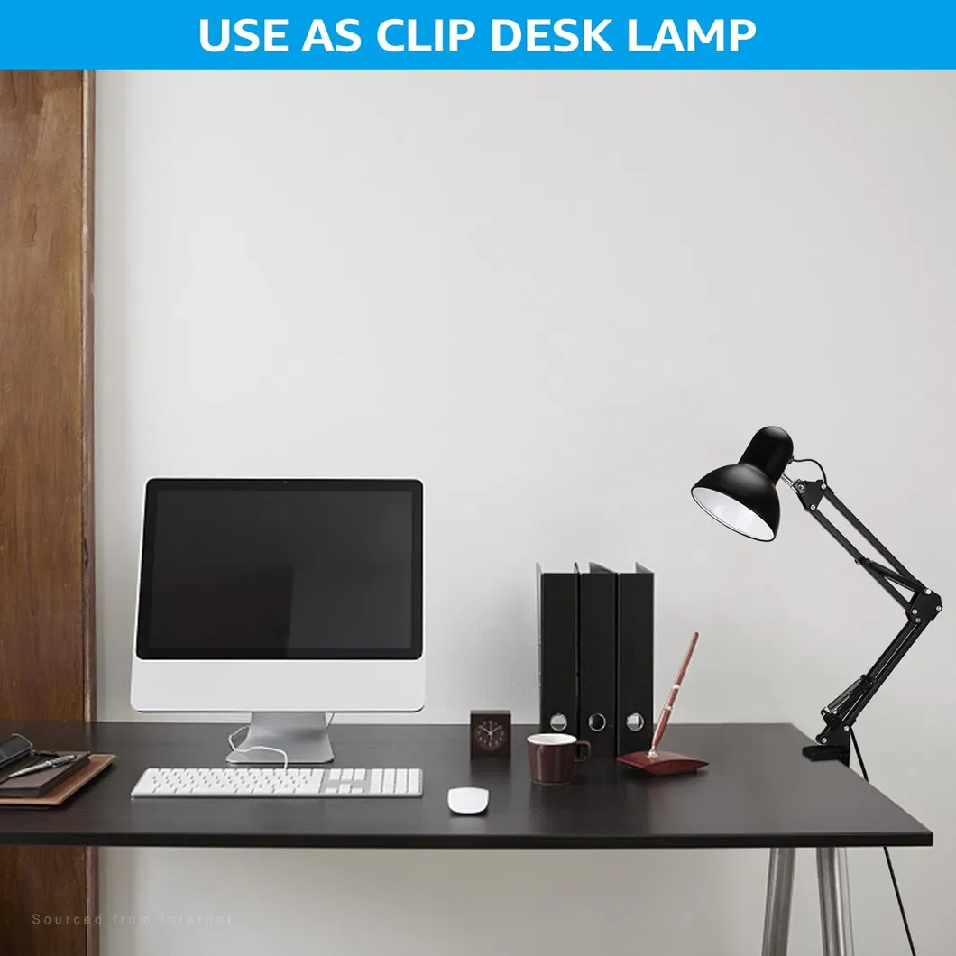 Adjustable Goose Neck Metal Desk Lamp for Versatile Use