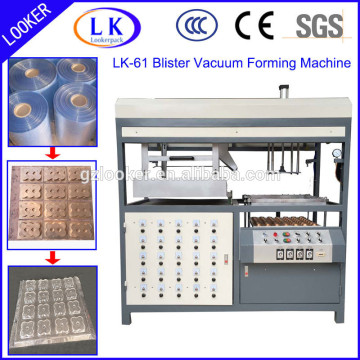Plastic blister forming machine