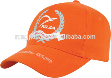 orange printed 5 panel cotton cap