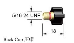 41V33 Short Back Cup For WP-20 WP-9