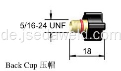 41V33 kurze Rücken Cup für WP-20 WP-9