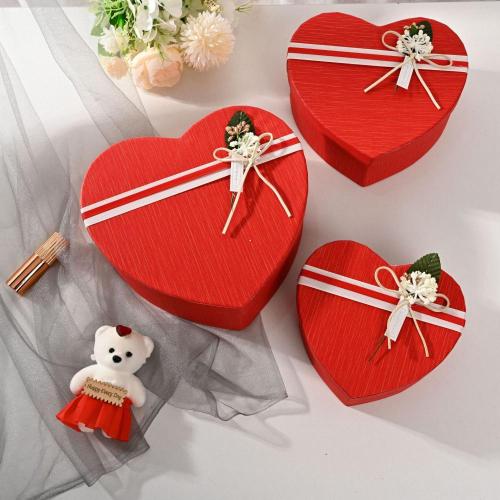 Custom Heart Shape Gift Packaging Rose Flower Box