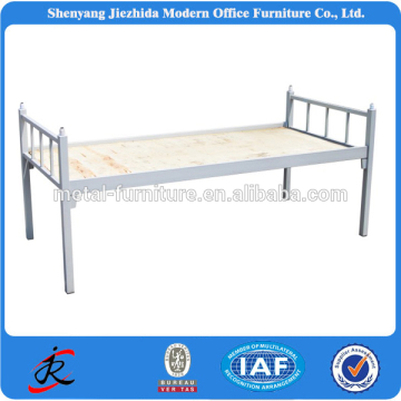 Platform bed frame metal platform bed military use steel single bed