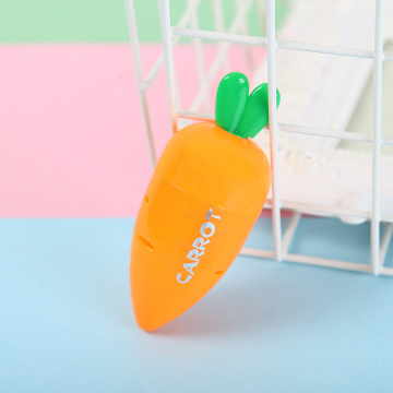 plastic carrot shape pencil sharpener