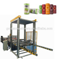 empty cans palletizer machine for food beverage tin