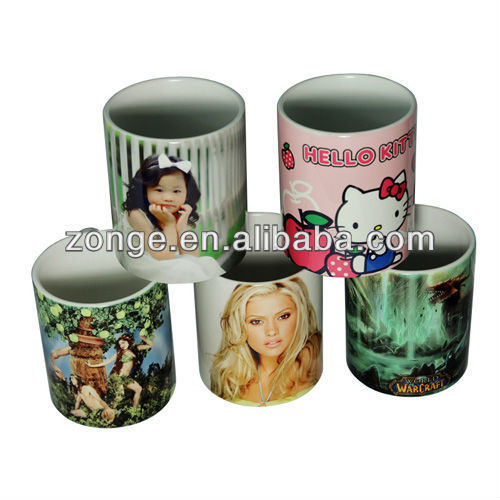 sublimation white mug with LOGO for wholesale