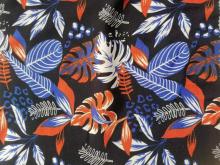 Woven viscose rayon marocain crepe printed fabric 140gsm