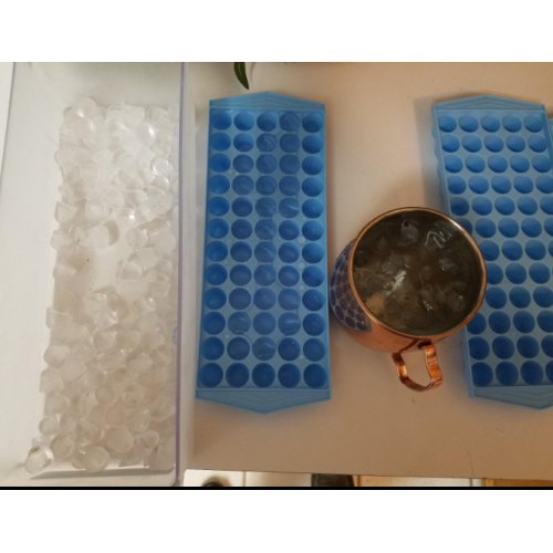 Klasa żywności Mały Silikonowy Cube Ice Tray