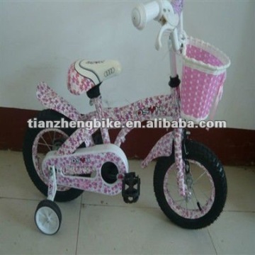 pink Lovely Children Bicycle with inner sticker