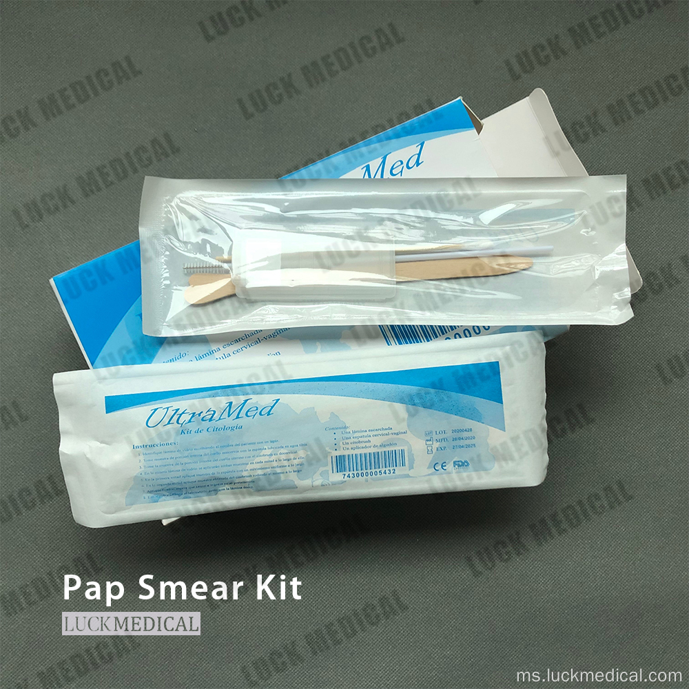 Kit ujian smear pap ginekologi steril
