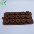 Moldes de chocolate de silicona con forma de corazón personalizados