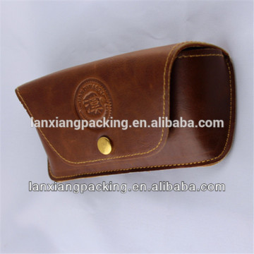 Beautiful Leather Cloth Pouch,Durable Cell Phone Pouch for Men