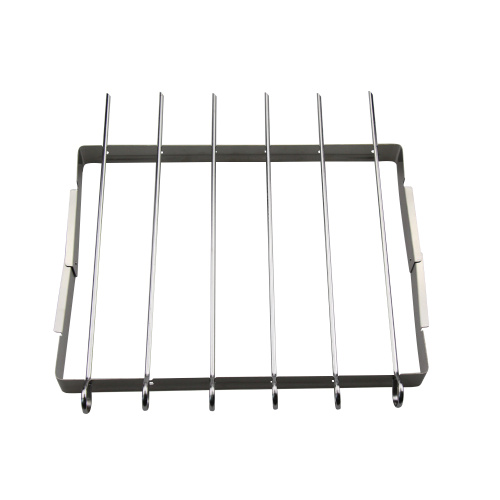 Accessoires de grillades Larges brochettes métalliques pour barbecue