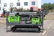 High speed drilling rig for hard rock mining