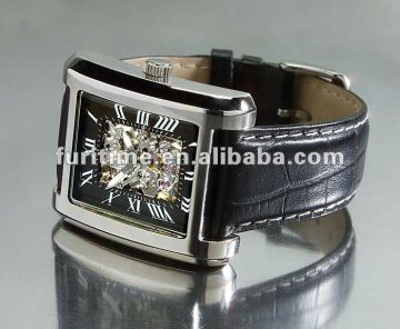 automatic watch 2012 latest wrist watches mechanical skeleton watch 2012new style watch men automatic watch