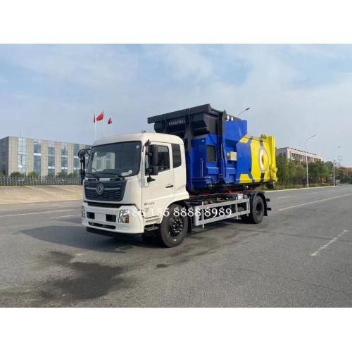 Dongfeng Tianjin cuộn trên xe tải rác