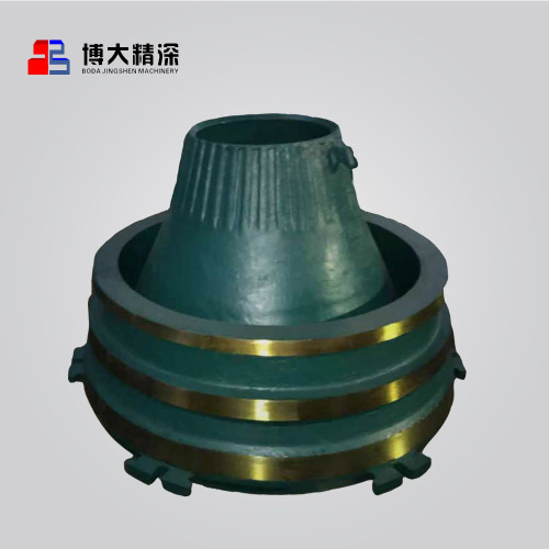 GP500 High Mangane Steel Customized Cone Crusher Wear Spare Spare Mantle