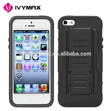 2016 Holster belt clip mobile phone case for iphone SE shockproof covers