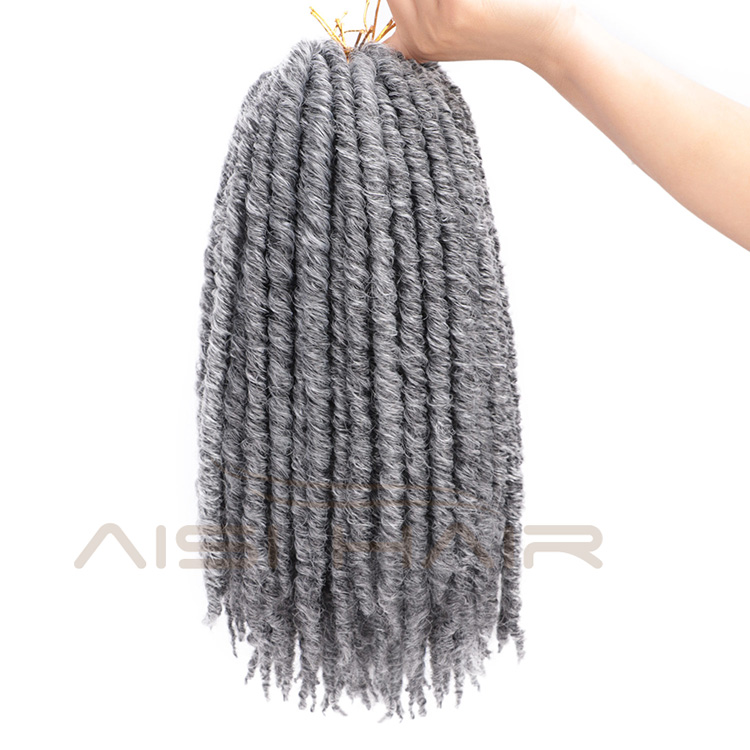 Aisi Hair 20Inch Goddess Crochet Braids Hair Extensions 16Inch Faux Locs 20 Strands Afro Braiding Hairpieces for Black Women