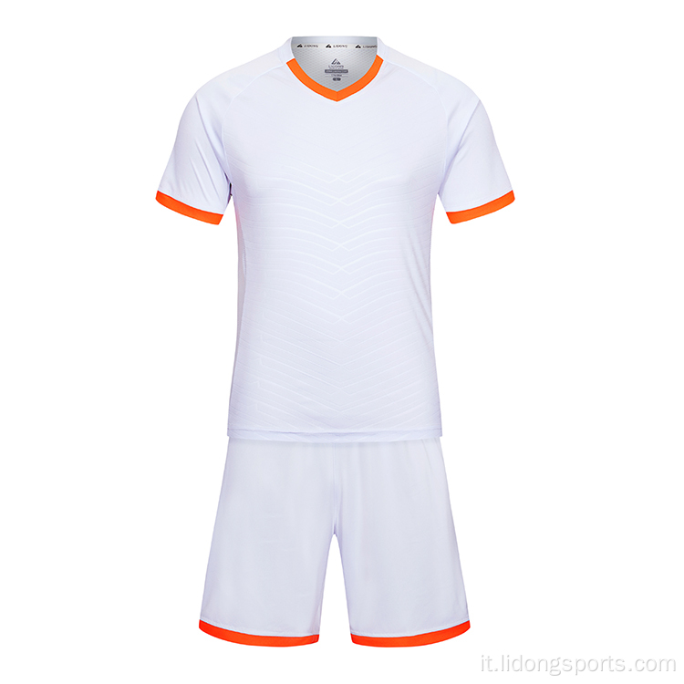 Soccer Uniform Logo personalizzato Ultima maglia da calcio all&#39;ingrosso