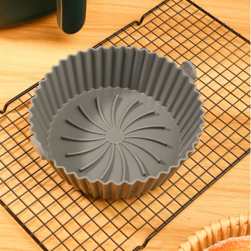 Kustom Grosir Silicone Air Fryer Basket Silikon Pot