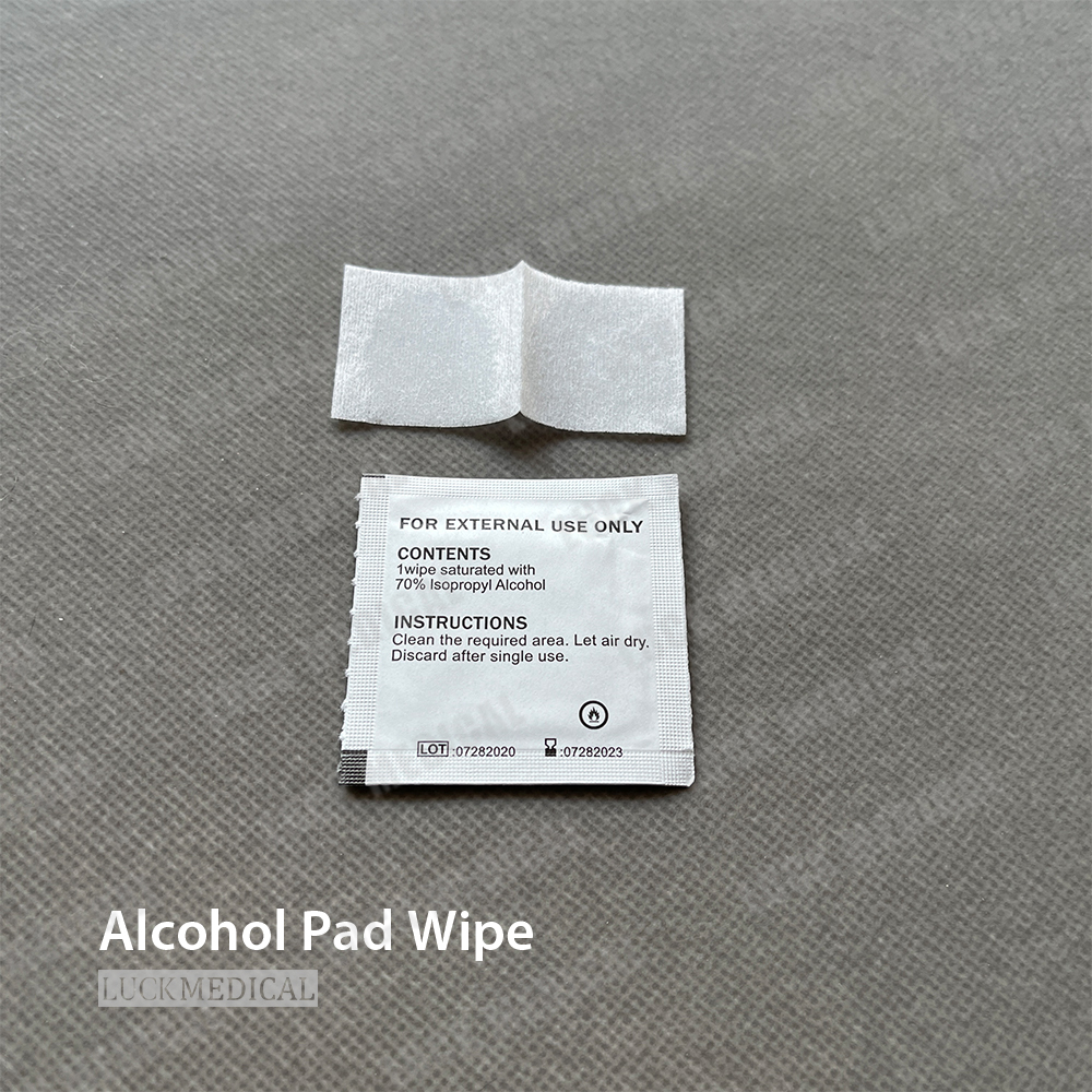 Isopropil alkohol pad pad perubatan