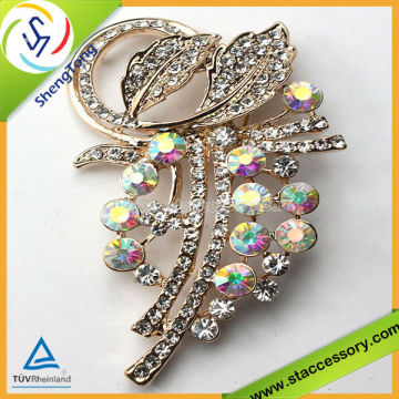 Enamel Metal Flower Brooches Wedding Brooches